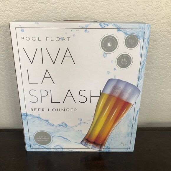 Beer Swimming Pool Float Inflatable Lounger - Picture 2 of 3